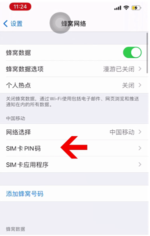 榆社苹果14维修网分享如何给iPhone14的SIM卡设置密码 