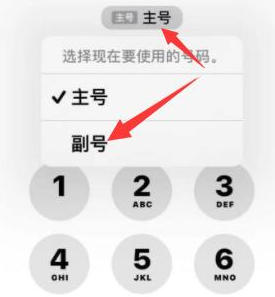 榆社苹果14维修店分享iPhone 14 Pro Max使用副卡打电话的方法 