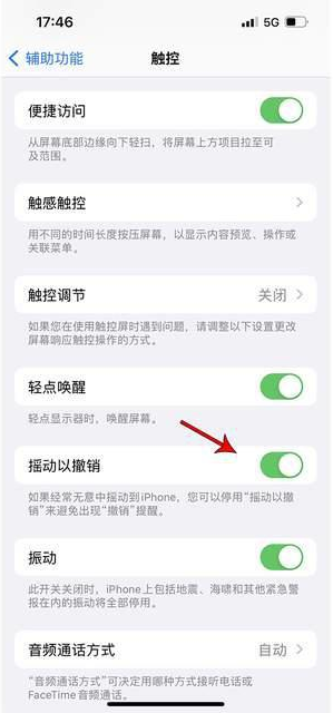 榆社苹果手机维修分享iPhone手机如何设置摇一摇删除文字 